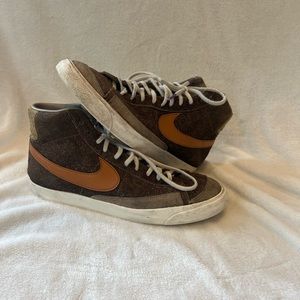 Size 12- Nike Blazer Mid '77 Premium Dark Chocolate